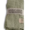 Lovely Linen Linservietter, Lovely 4pk Avocado- Til Det Dekkede Bordet