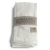 Lovely Linen Linservietter, Lovely 4pk hvite- Til Det Dekkede Bordet