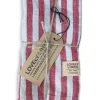 Lovely Linen Linservietter, Lovely 4pk. -Røde- Til Det Dekkede Bordet