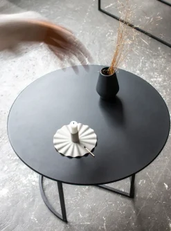 YGG &amp; LYNG Ljå Coffee Table – Steel Ø80- Bord