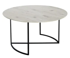 YGG & LYNG Ljå Coffee Table – White Oiled Ø80- Bord