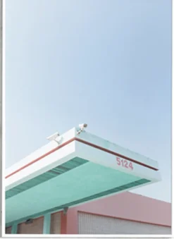 Paper Collective Los Angeles in Pink- Bilder / Postere / Veggdecor