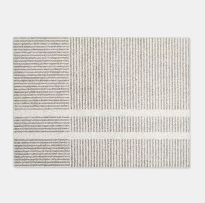 Heymat Løype Breezy Beige 85×115 cm- Gulvtepper