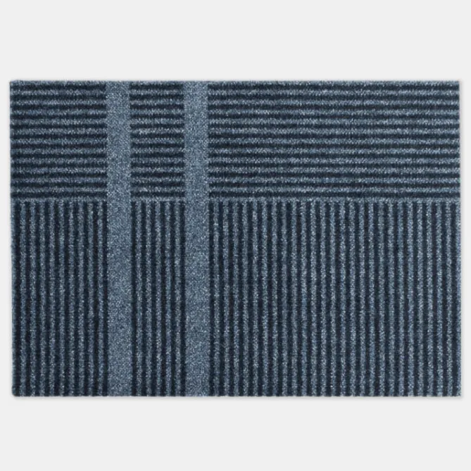 Heymat Løype Stormy Blue 60x85cm- Gulvtepper