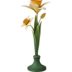 Bungalow Lysestake – Daffodil Straw, 26cm- Lysestaker / Lyslykter / Lys