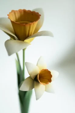 Bungalow Lysestake – Daffodil Straw, 26cm- Lysestaker / Lyslykter / Lys