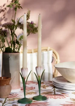 Bungalow Lysestake -Crocus Powder- Lysestaker / Lyslykter / Lys