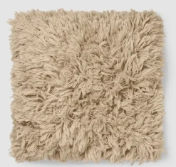 Ferm Living Meadow High Pile Cushion – Light Sand- Puter|Accessories
