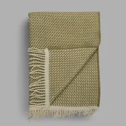 Ru00f8ros Tweed Mello -Leaf Green Pledd- Pledd
