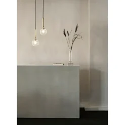 Nuura Miira 1, brass/optic clear- Taklamper Og Plafond