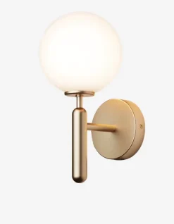 Nuura Miira wall, brass/opal- Vegglampe