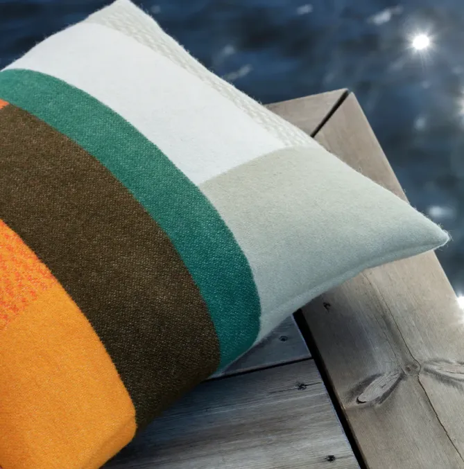 Ru00f8ros Tweed Mikkel pute – Orange- Puter