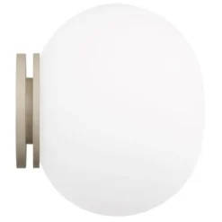Flos Mini Glo – Ball C/W- Vegglampe|Taklamper Og Plafond