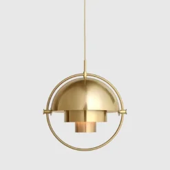 GUBI Multi-Lite Pendel – All Brass- Taklamper Og Plafond