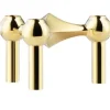Stoff Nagel Candle Holder – Brass- Lysestaker / Lyslykter / Lys