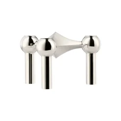 Stoff Nagel Candle Holder – Chrome- Lysestaker / Lyslykter / Lys