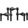 Stoff Nagel Candle Holder – Matt Black 3pk- Lysestaker / Lyslykter / Lys