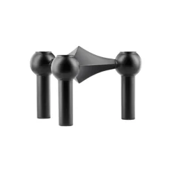 Stoff Nagel Candle Holder – Matt Black- Lysestaker / Lyslykter / Lys