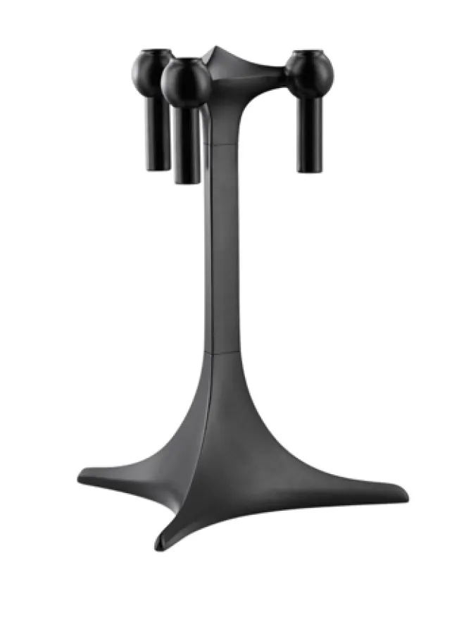 Stoff Nagel Candle Stand – Black- Lysestaker / Lyslykter / Lys|Dekor