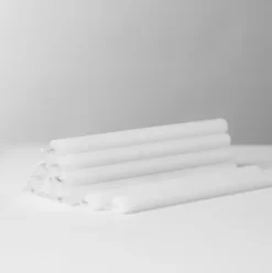 Stoff Nagel Candles, white 12 pk- Lysestaker / Lyslykter / Lys|Dekor