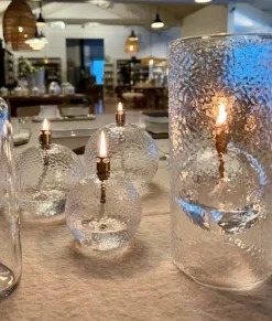 Peri Design Oljelampe Windshelter- Hamret glass- Til Det Dekkede Bordet|Lysestaker / Lyslykter / Lys