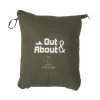 Norsk Dun Out&About Dunpledd Oliven- Sengetepper|Pledd
