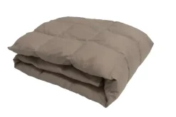 Norsk Dun Out&and;About Dunpledd Beige- Sengetepper|Pledd