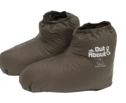 Norsk Dun Out&and;About Dunsokker Brun- Pledd