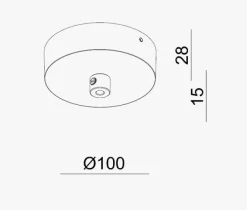 Nordesign OZ takbaldakin – sort- Taklamper Og Plafond|Lyspærer Og Annet Nyttig