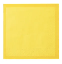 Iittala Papirservietter - Fire Yellow, 20pk- Til Det Dekkede Bordet