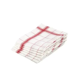 Libeco Parma kjøkkenhåndkle -Rød- Kjøkkenhåndkle/Klut|Til Kjøkkenbenken