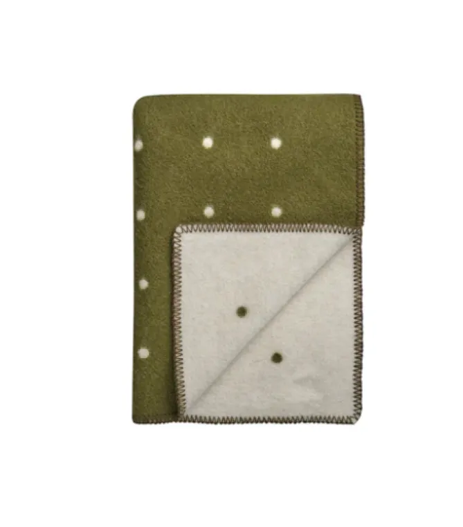 Ru00f8ros Tweed Pastille – Green Moss – Ullpledd- Pledd
