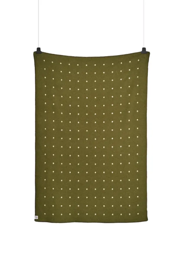 Ru00f8ros Tweed Pastille – Green Moss – Ullpledd- Pledd