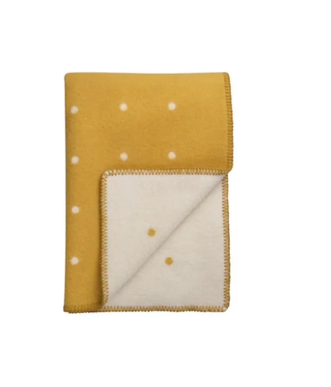 Ru00f8ros Tweed Pastille – Sun Yellow – Ullpledd- Pledd