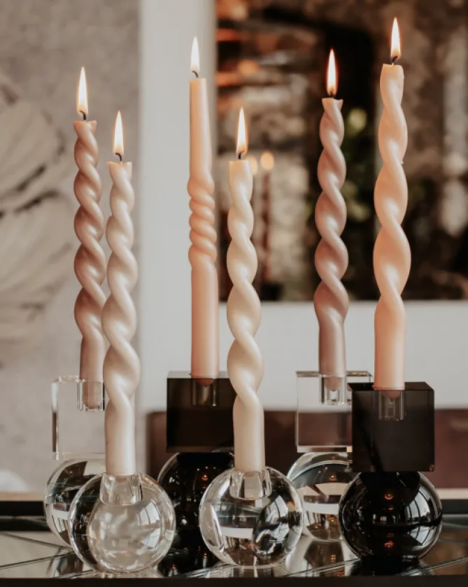 Specktrum Pearl Curled Candles- Lysestaker / Lyslykter / Lys