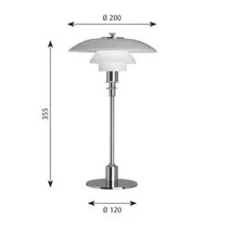 Louis Poulsen PH 2/1 – Bord- Bordlampe