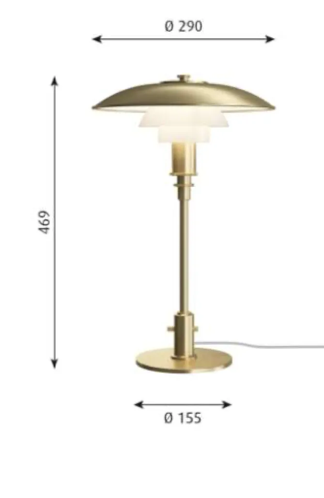 Louis Poulsen PH 3/2 – Limited Edition- Bordlampe