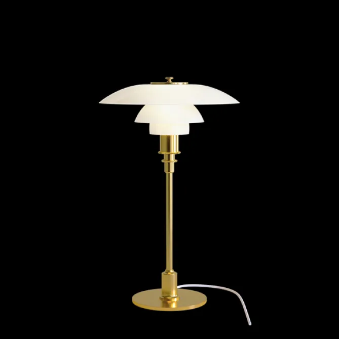 Louis Poulsen PH 3/2 Bord messing- Bordlampe