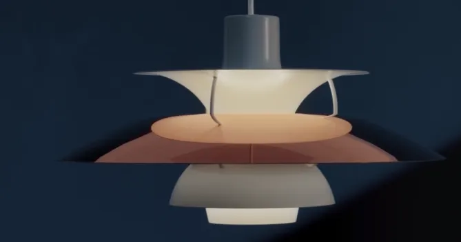 Louis Poulsen PH 5 Mini pendel – Kobber- Taklamper Og Plafond