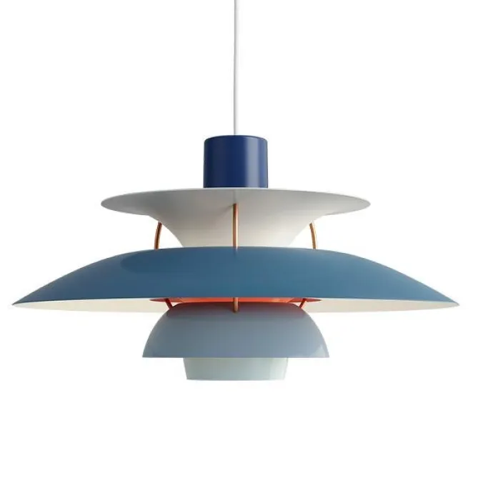 Louis Poulsen PH 5 pendel – Hues of blue- Taklamper Og Plafond