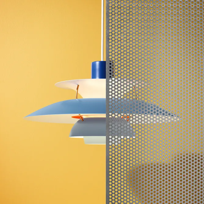 Louis Poulsen PH 5 pendel – Hues of blue- Taklamper Og Plafond