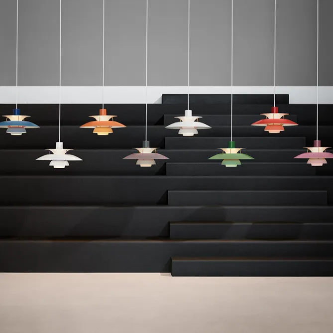 Louis Poulsen PH 5 pendel – Hues of blue- Taklamper Og Plafond