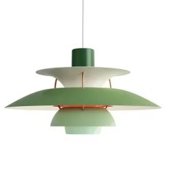 Louis Poulsen PH 5 pendel – Hues of green- Taklamper Og Plafond