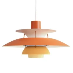 Louis Poulsen PH 5 pendel – Hues of orange- Taklamper Og Plafond