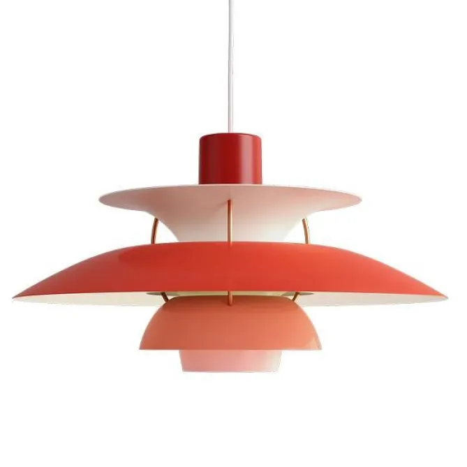 Louis Poulsen PH 5 pendel – Hues of red- Taklamper Og Plafond