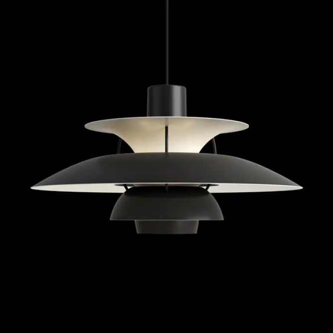 Louis Poulsen PH 5 pendel Monochrome black- Taklamper Og Plafond