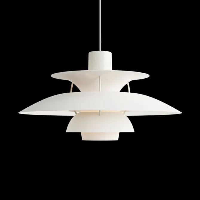 Louis Poulsen PH 5 pendel Monochrome white- Taklamper Og Plafond