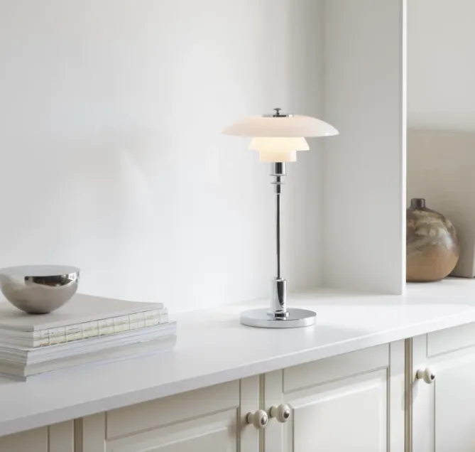 Louis Poulsen PH 2/1 Portable -Krom- Bordlampe