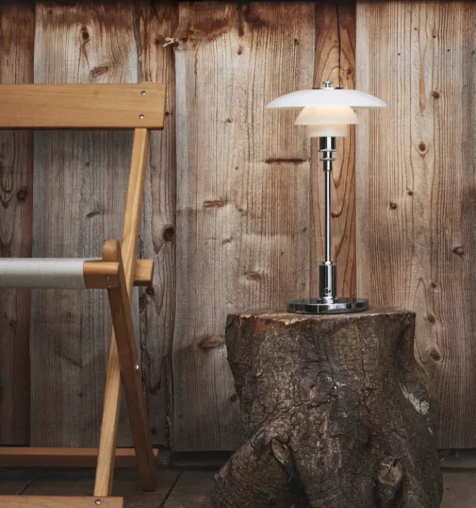 Louis Poulsen PH 2/1 Portable -Krom- Bordlampe