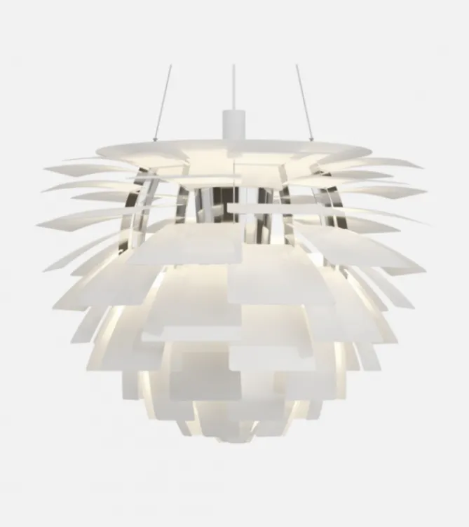 Louis Poulsen PH Kongle taklampe – hvit- Taklamper Og Plafond